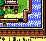 Zelda - Link's Awakening DX - Raft House