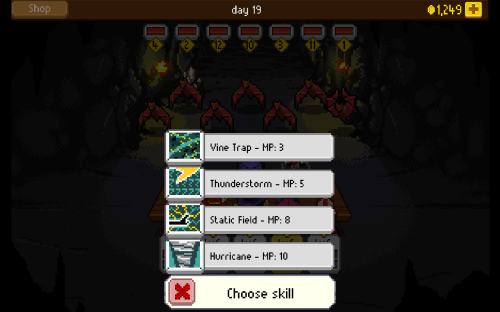 Knights of Pen and Paper - Ability Menu
