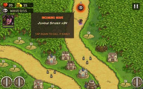 Kingdom Rush : Frontiers - 21 Start First Wave