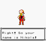 Pokemon Yellow - Name