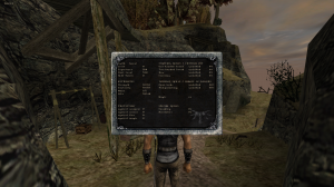 Gothic - The Character Screen