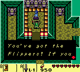 Zelda - Link's Awakening DX - Flippers