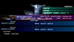 Vagrant Story - Save Screen