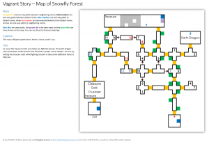 Vagrant Story - Snowfly Forest Map with Notes