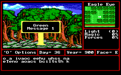 Might and Magic Book Two - Green Message