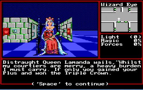 Might and Magic Book Two - Queen Lamanda