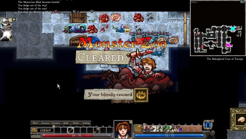 Dungeons of Dredmor - Monster Zoo Cleared