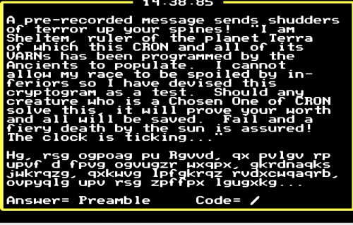 Might and Magic Book Two - Cryptogram