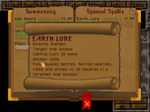 Master of Magic - Earth Lore
