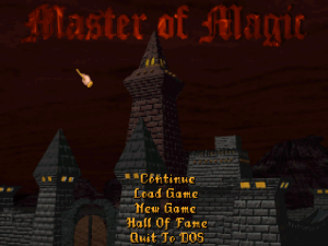 Master of Magic - Title screen