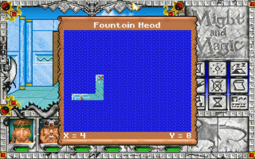 Might and Magic 3 - Map - Blogging Games