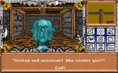 Might and Magic 3 - Talking Head Puzzle