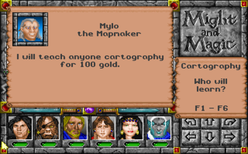Might and Magic: World of Xeen - Cartography