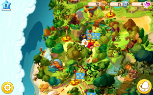 Angry Birds Epic - Map Zoomed In