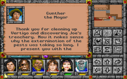 Might and Magic: World of Xeen - Quest completion