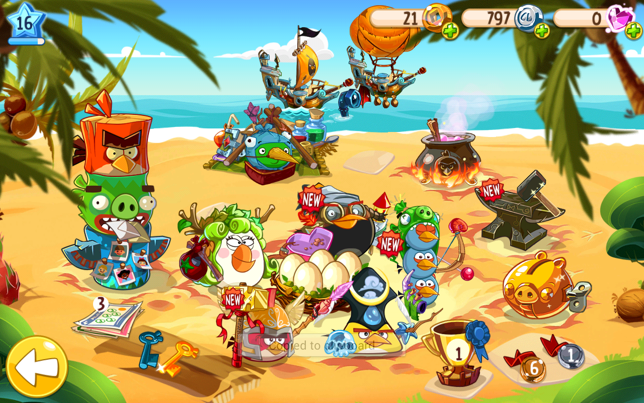 Angry Birds Epic - All Birds Abilities Gameplay 