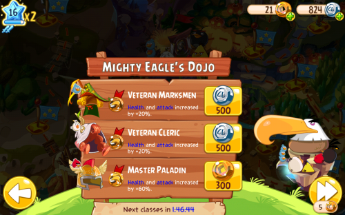 Angry Birds Epic - Mighty Eagle's Dojo