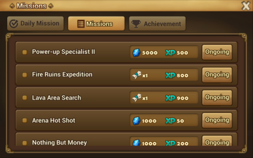 Summoners War - Missions