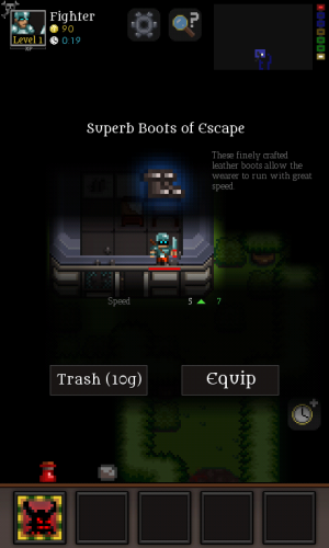 Cardinal Quest - 11 New Item - Boots of Escape