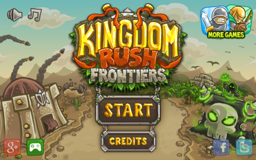 Kingdom Rush : Frontiers - 01 Main Menu