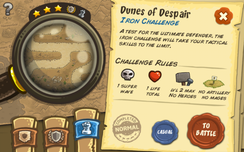 Kingdom Rush : Frontiers - 06 Dunes of Despair - Iron Challenge
