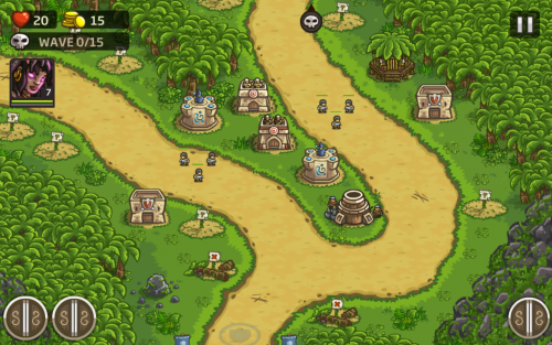 Kingdom Rush : Frontiers - 20 Initial Layout
