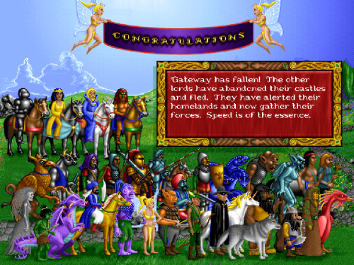 Heroes of Might and Magic -  The Victory Screen