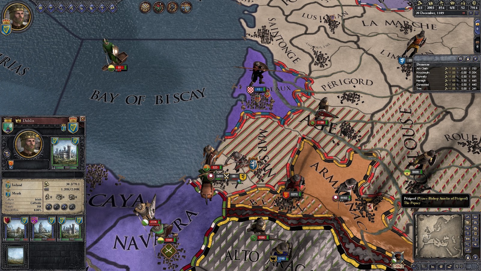Crusader Kings II - Map Screenshot