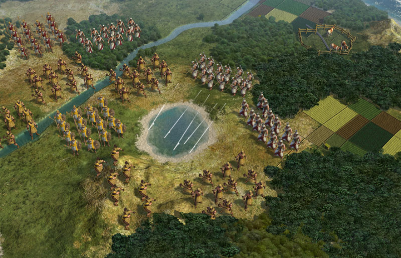 Civilization V - Map With Armies