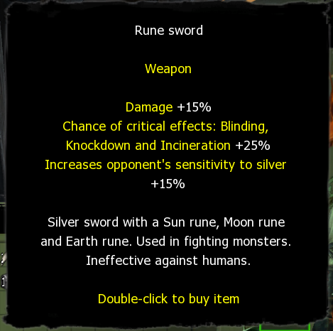 The Witcher, Rune Sword