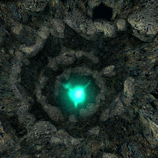 Final Fantasy VII, Northern Crater Cave, Top View