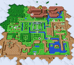 A Link to the Past, Quicktravel, Map